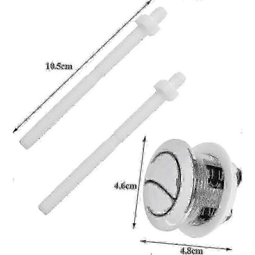 Efficient Compatible with Wall Dual Flush Buttons 38mm Hung Toilet Cistern 1