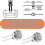 Efficient Compatible with Wall Dual Flush Buttons 38mm Hung Toilet Cistern 3