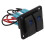 2 Gang Rocker Switch Panel IP65 Waterproof 1224V Multi Protective Fitting for Yacht Car 4