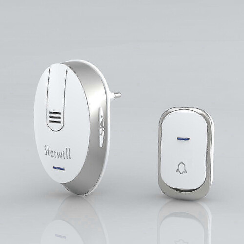 Campanello wireless affidabile con telecomando, suono "Ding Dong". 1