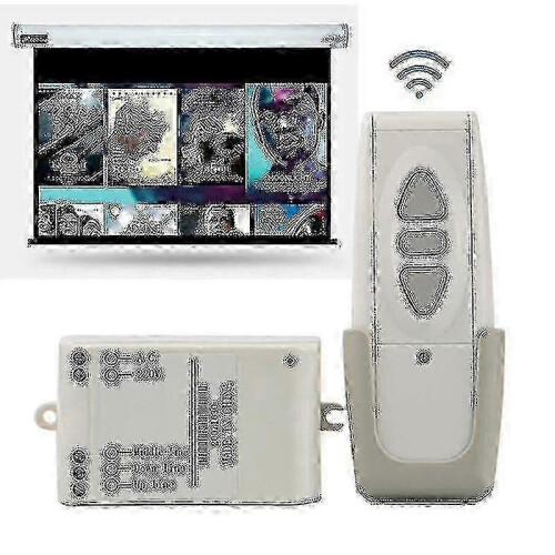 220v Fitting Projector Screen Wireless Remote Control Electrical Screen Controller 2