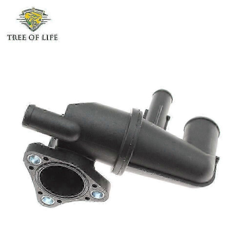 Carcaça do termostato compatível com Hyundai Getz Click 2002 a 2010 com flange de refrigeração 2