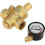 Brass Adjustable Water Pressure Reducer with Gauge for Home Use 2