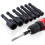 Tap Socket Adaptor Professional Square Screwdriver 1/4inch Hex Shank 3
