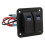 2 Gang Rocker Switch Panel IP65 Waterproof 1224V Multi Protective Fitting for Yacht Car 2