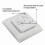 Electrical Underfloor Heating Thermostat Temperature Control Switch + Sensor Cable 2