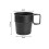 Kit of 3 Reusable Stainless Steel Coffee Cups, Stackable, Dishwasher Safe 4