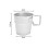 Kit of 3 Reusable Stainless Steel Coffee Cups, Stackable, Dishwasher Safe 3
