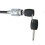 Kit de serviço confiável e compatível com a trava do capô Ford Focus C-Max de 2003 a 2007, com 2 chaves. 3