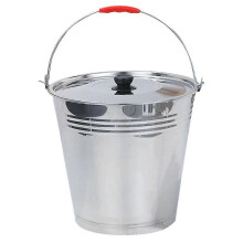 Stainless Steel Ice Bucket for Storage Use Design with Handle 1 Set