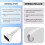 Derma Stamp com microagulhas ajustável para tratamento facial e crescimento capilar. 5