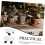 Support mobile pour pots de fleurs, étagère de support, présentoir à pots de fleurs à roulettes, plastique, 2 pièces 4