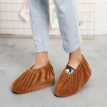 Anti-Slip Shoes Cover Kids Lint Shoe Covers for 4Pairs Non-Slip Use