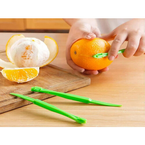 Éplucheur d'oranges 6 pièces, outil éplucheur d'oranges, éplucheur de citrons en plastique 1