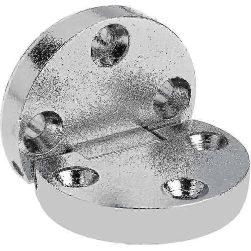 2 Pcs Sturdy Flap Hinges, Sewing Machine Table Recessed Hinge Self Supporting Flip Hinge Screw Folding Flap 1