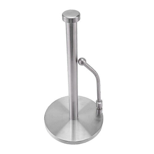 Durable Stainless Steel Standing Tissue Bracket with One-Handed Tear Function, Modern Design for Home Use 1