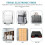 Compatible with Smart Time Lock LCD Display - Time Lock USB Rechargeable Temporary Timer Padlock - Travel Electronic 4