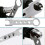 Efficient Electrical Riveter Gun,Riveter Drill Adapter,Diameter 2.4 or 3.2/4.0/4.8mm Rivet Head and Black Handle Wrench 4