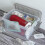 Kit of 6 Clear Plastic Storage Boxes with Lids, Small Storage Box 4