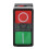 Reliable AS?22N Double Push Button Switch with LED Lightweight NoNC on Off Momentary Button(24VDC ) 3