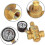 Brass Adjustable Water Pressure Reducer with Gauge for Home Use 5