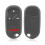 Αποδοτικό 1998 έως 2002 Συμβατό με Honda Accord Keyless Entry με τηλεχειριστήριο και μπρελόκ 3