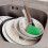 Spugnette abrasive in plastica efficienti per piatti e pentole, in nylon. 4