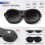 Efficient Ultra Flexible & Comfortable 100% Natural Silk Eye Blinder with Light-Blackout Design 5