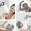Hand Shower with On/Off Button and 360 Swivel Function 3