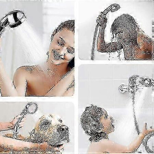 Hand Shower with On/Off Button and 360 Swivel Function 2