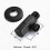 Durable Black Shut-Off Valve Angle Faucet, Solid Brass Diverter Valve for Shower Head Coupler 3