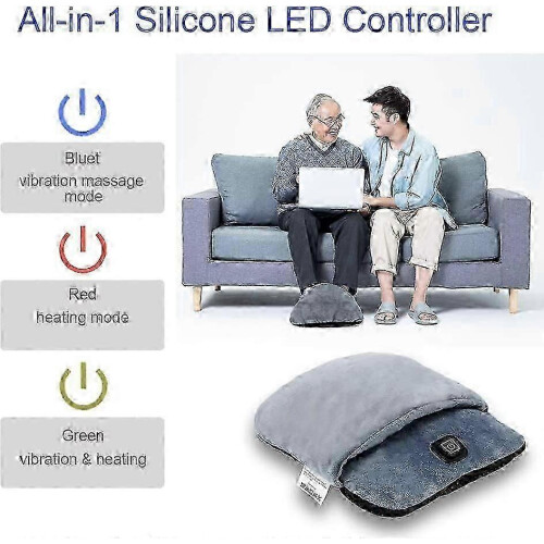 Reliable with Vibration Massage Function, Fast Super Flexible Flaw Wool Heating Footer(36*30cm)) 1