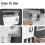 Wall Mounted Toothbrush Bracket with Toothpaste Dispenser Large Capacity Tray 4