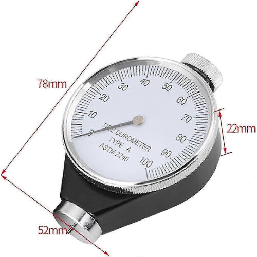 Reliable Rubber Hardness Tester, Other Measuring Tools,Shore Type a Rubber Tire Durometer Hardness Tester Meter (A Type) 1