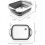 Vegetable Washing Basket Foldable with Drain Hole Kitchen Camping Drain Basket 2