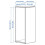 IKEA LASTARE Storage Cabinet 40x42x100 cm 3