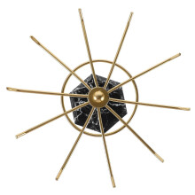 Golden Rotatable Jewelry Display Stand for Necklaces Earrings Bracelets with Large Capacity and