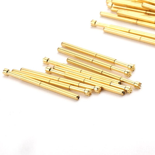 Spring Test Probe Set PA125-H 33.35mm 9-Claw Tip, 100PCS, CE Certified, Brass Material 2