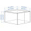 IKEA LASTARE Height Extension Unit 60x62x36 cm 3