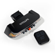 CYCLAMI Bicycle Tail Light 2000mAh Wireless Remote Control Turn Signal with Brake Sensor Light Security Warning Bike Rear Light
