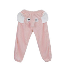 (Pink, XXL) Funny Elephant Print Lounge Pants - Soft Plush Couple Pajama Pants for Men and Women (Gift for Boyfriend)