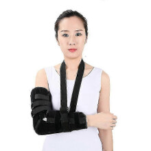 (S, Short style) Elbow Joint Fixation Belt Arm Fracture Fixation Splint Forearm Fracture Bracket Sprain Protector Sling 2ytrd