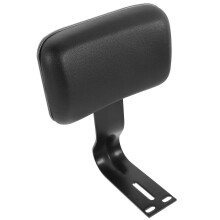 Black Safety Back Cushion for Bike with Durable Plastic and Comfortable Ergonomic Design Fits Electric Bicycles 28.5 inches