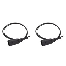 2X Conector de Sensor de Desgaste de Pastilha de Freio de 2 Pinos com Plugue Pré-Cabeado para Reparo 1J0973802 para para
