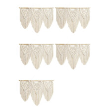 5X Makramee Wandbehang Dekor, Handgewebt, Böhmisches Baumwoll Seil, Boho Wandteppich Dekor, Hause Dekoration