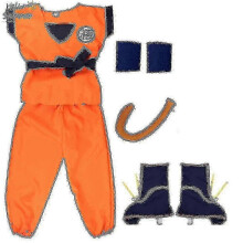 (130 height120*130cm *Goku, 6pcs*Wu) Kids Adult Suits Son Goku Costume Anime Jumpsuit H Costume Up Yogu