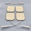 (4PCS) Tens Electrode Pads Replacement Massager Pads Physiotherapy Body 1