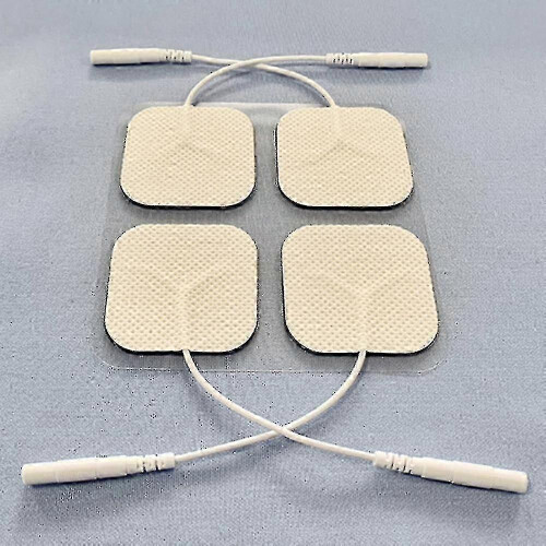(4PCS) Tens Electrode Pads Replacement Massager Pads Physiotherapy Body