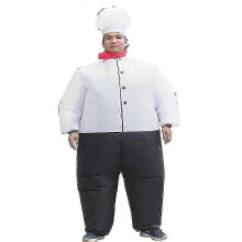 Adult Blow-Up Chef Suit - Funny Halloween Cosplay Costume