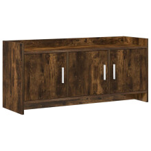 vidaXL TV Cabinet 102 x 33 x 47 cm Smoked Oak Engineered Wood